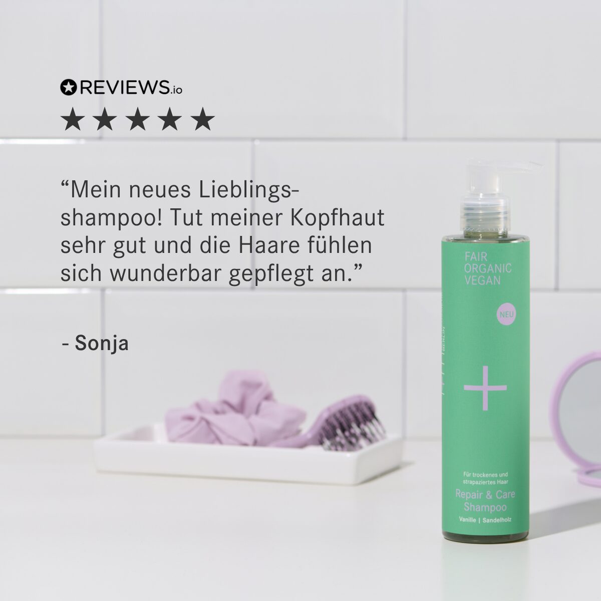 Repair & Care Shampoo von i+m Naturkosmetik
