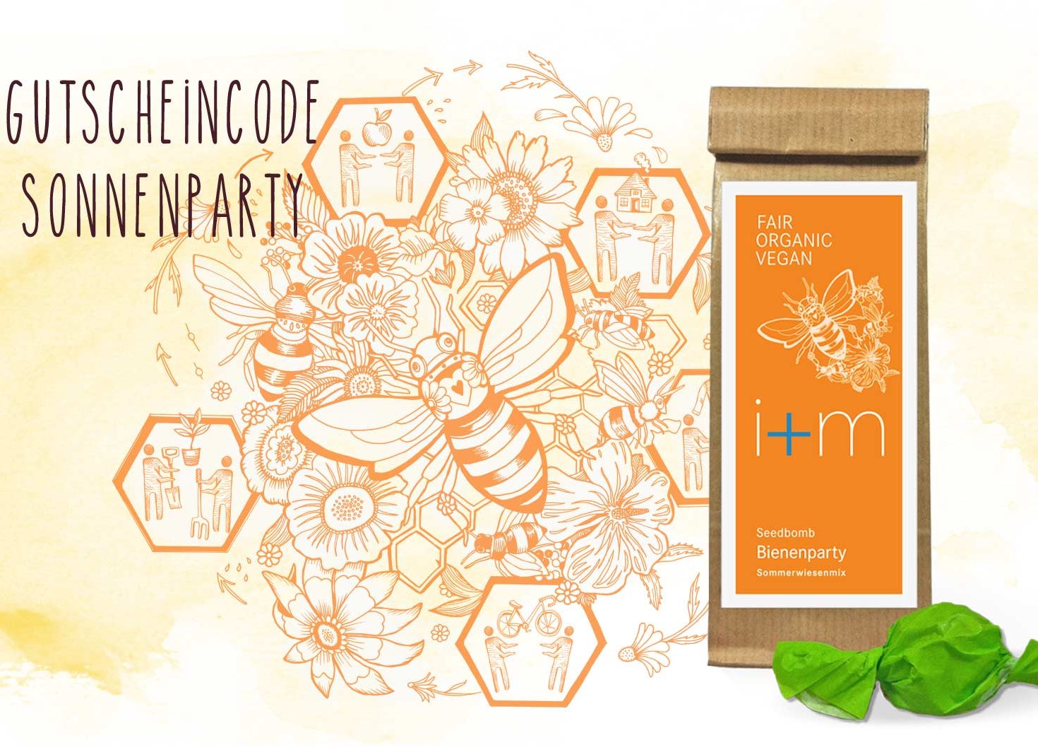 Seedbomb Bienenparty zur Rettung der Bienen