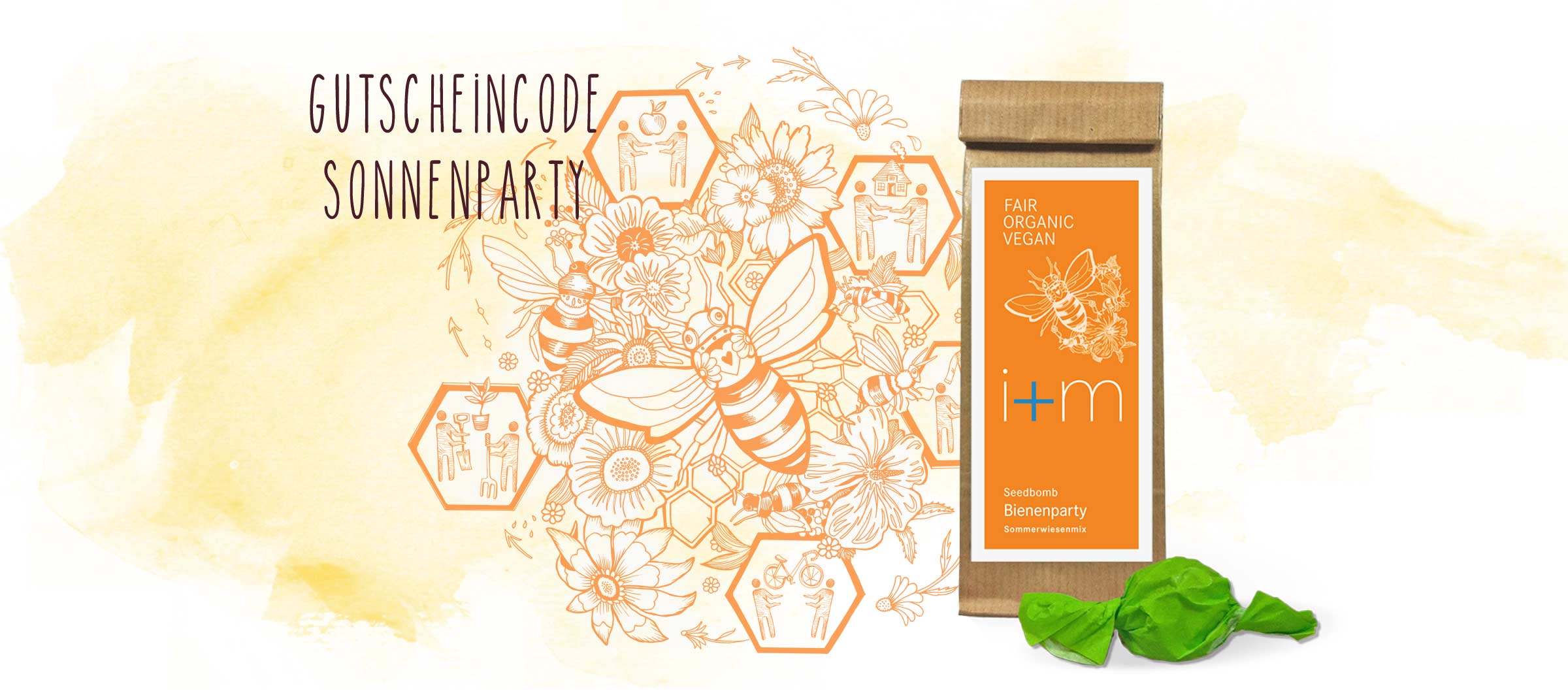 Seedbomb Bienenparty zur Rettung der Bienen