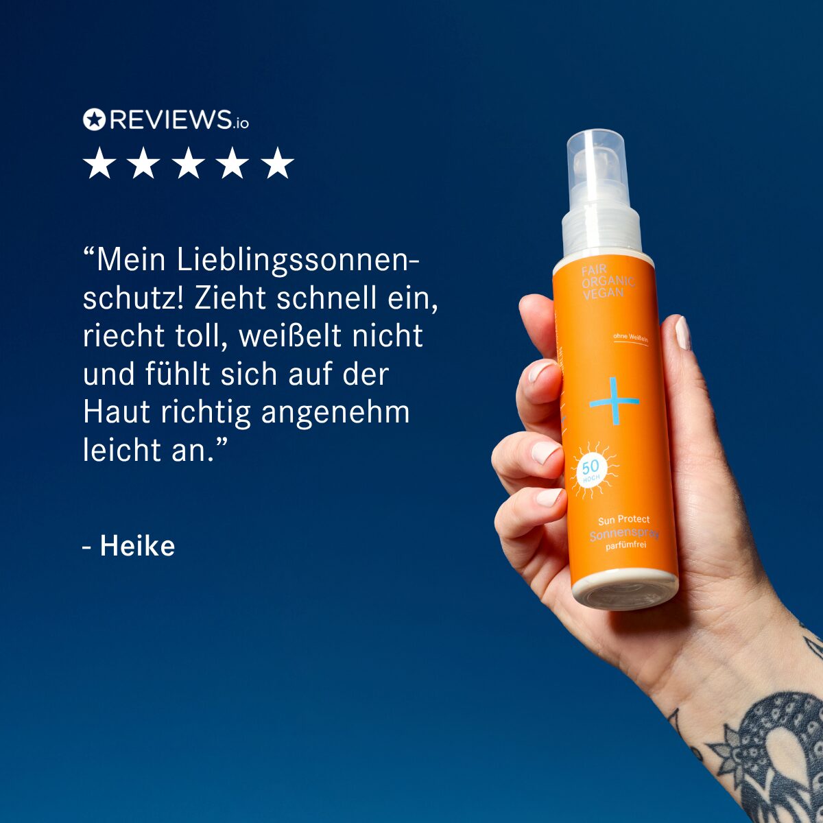 Sonnenspray LSF 50 von i+m Naturkosmetik