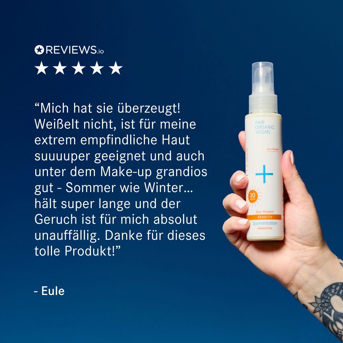 Sensitiv Sonnenlotion LSF 30 von i+m Naturkosmetik