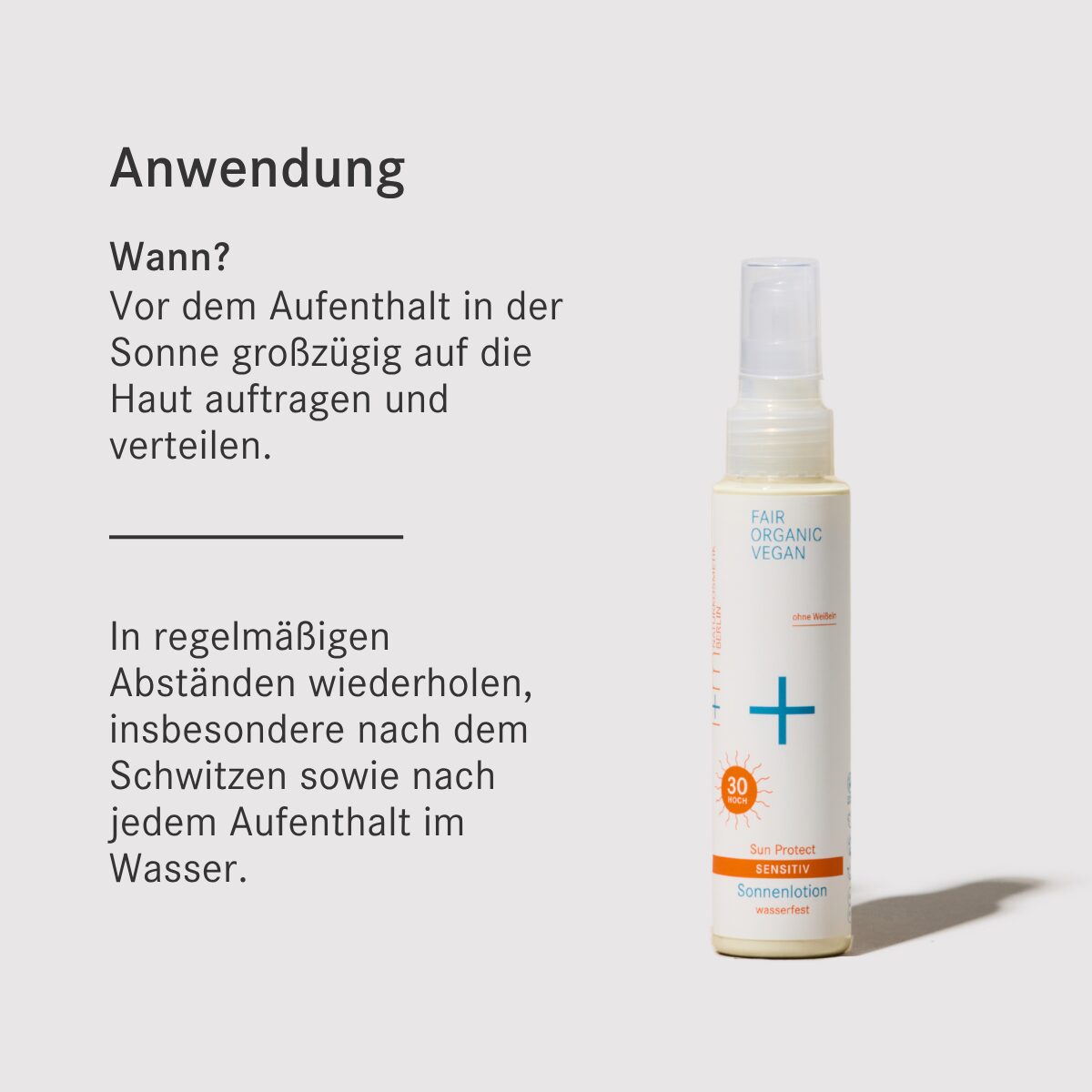 Sensitiv Sonnenlotion LSF 30 von i+m Naturkosmetik