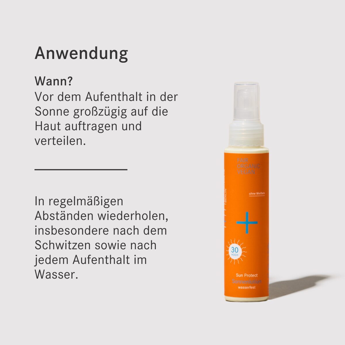 Sonnenlotion LSF 30 von i+m Naturkosmetik