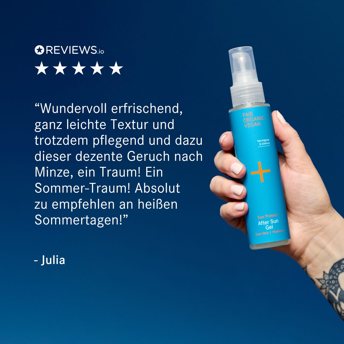 After Sun Gel von i+m Naturkosmetik