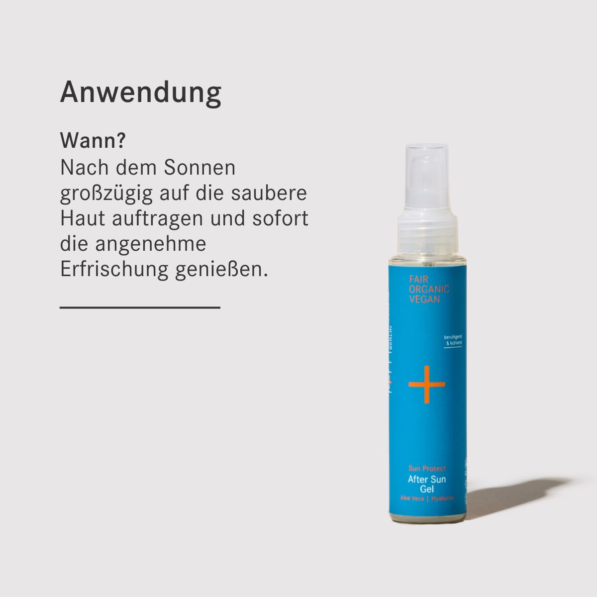 After Sun Gel von i+m Naturkosmetik