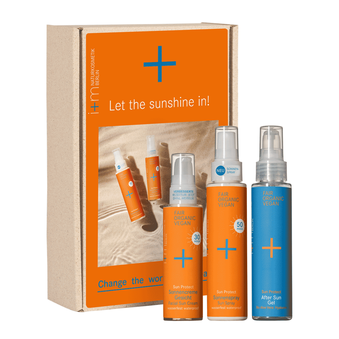 Sun Protect Sonnencreme Gesicht LSF 30 i+m NATURKOSMETIK BERLIN