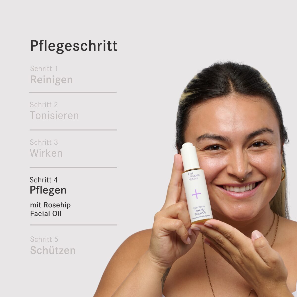 Clean Beauty Rosehip Facial Oil von i+m Naturkosmetik