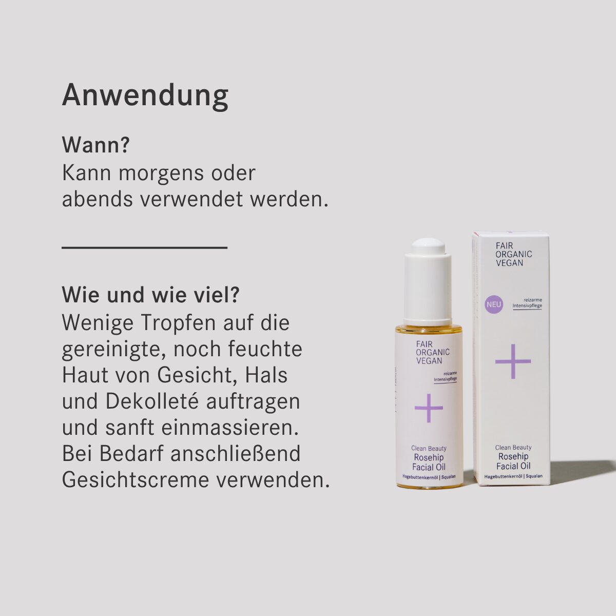 Clean Beauty Rosehip Facial Oil von i+m Naturkosmetik