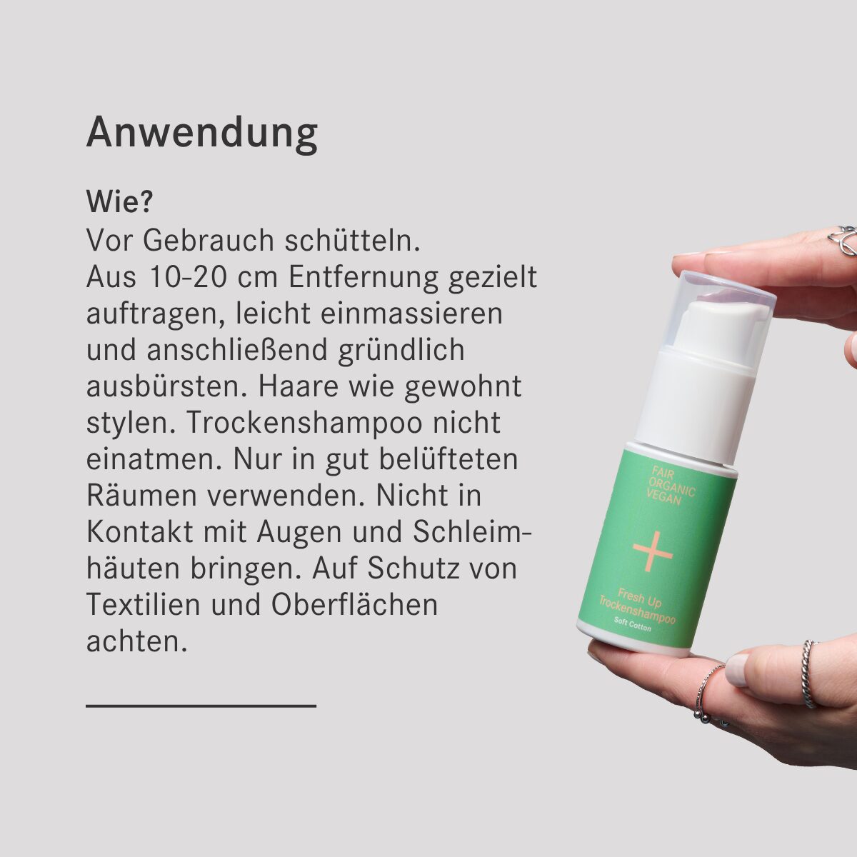 Fresh Up Trockenshampoo von i+m Naturkosmetik