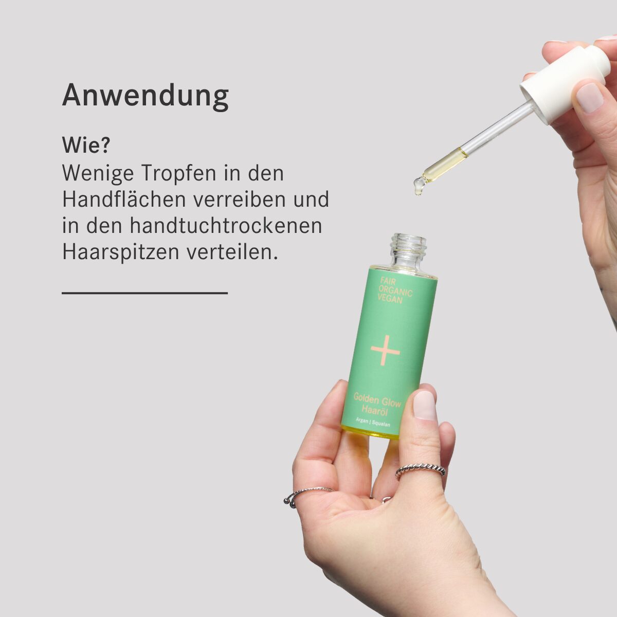 Golden Glow Haarรถl von i+m Naturkosmetik