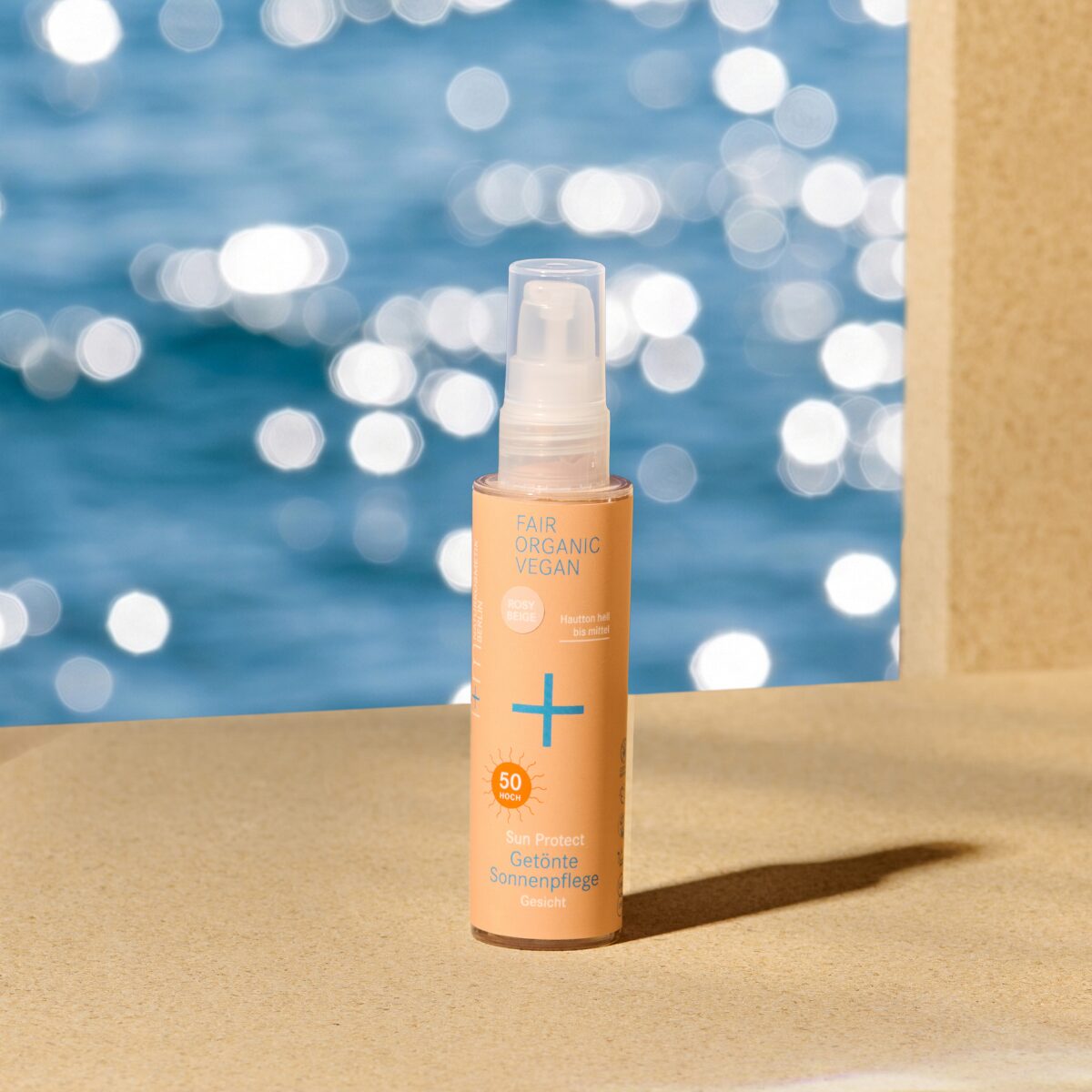Getönte Sonnenpflege Rosy Beige von i+m Naturkosmetik