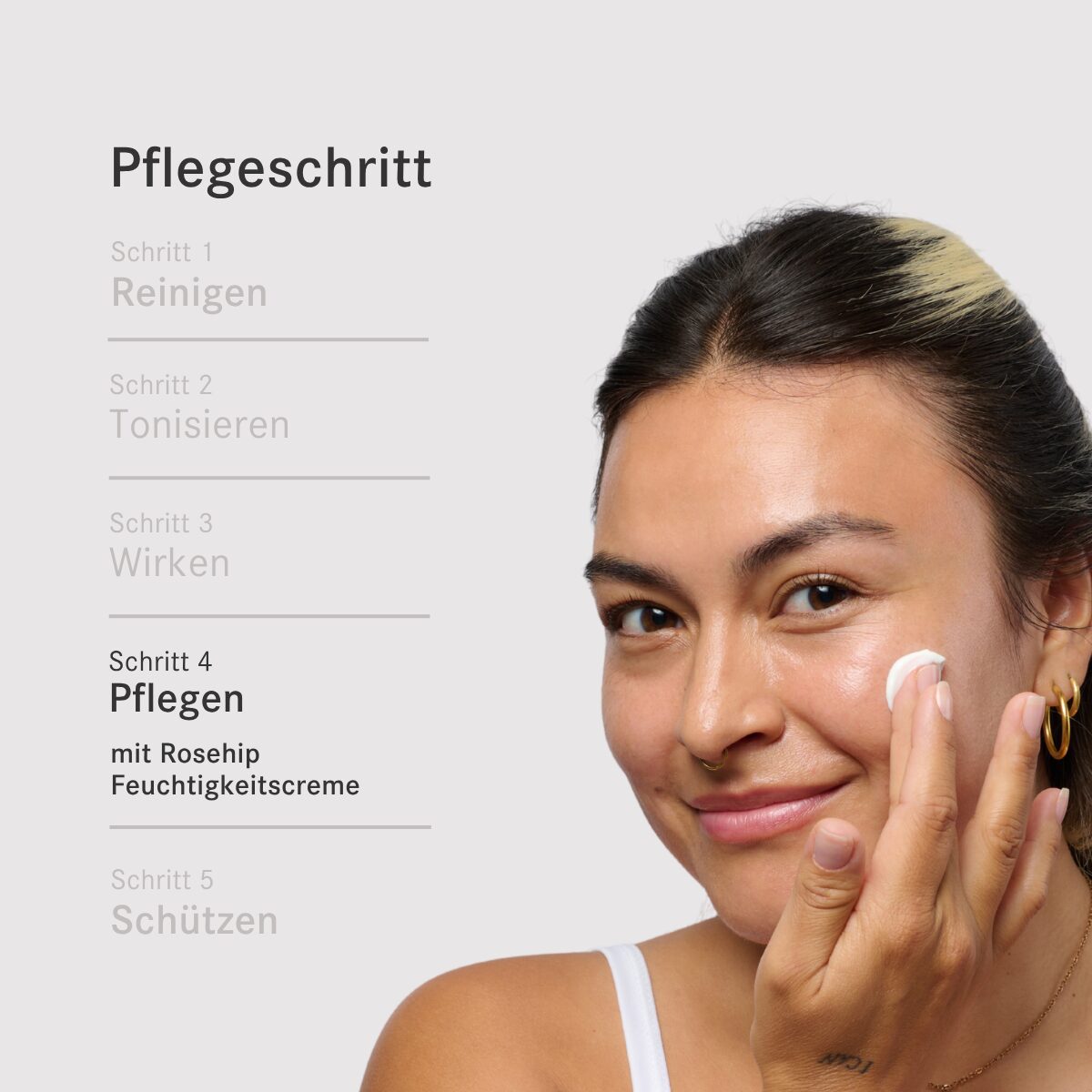 Clean Beauty Rosehip Feuchtigkeitscreme von i+m Naturkosmetik