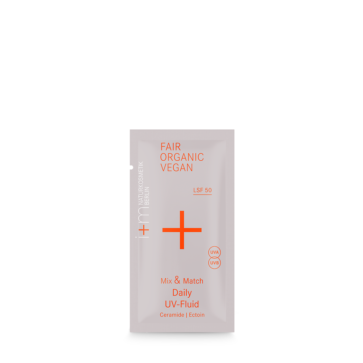 Daily UV-Fluid Sachet Probe i + m Naturkosmetik Berlin