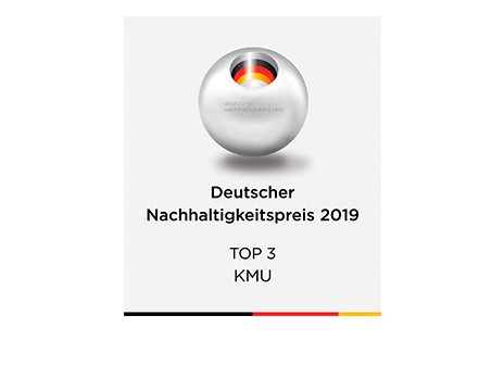 The National German Sustainability Award (Deutscher Nachhaltigkeitspreis) Top3 2019