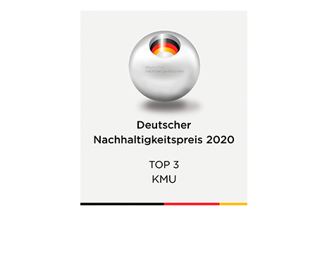 The National German Sustainability Award (Deutscher Nachhaltigkeitspreis) Top3 2020