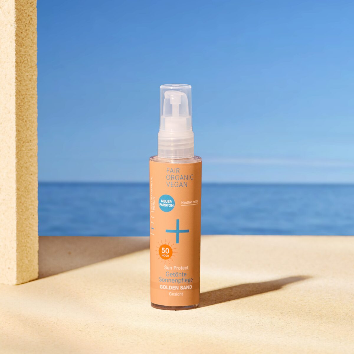 Getönte Sonnenpflege Golden Sun von i+m Naturkosmetik