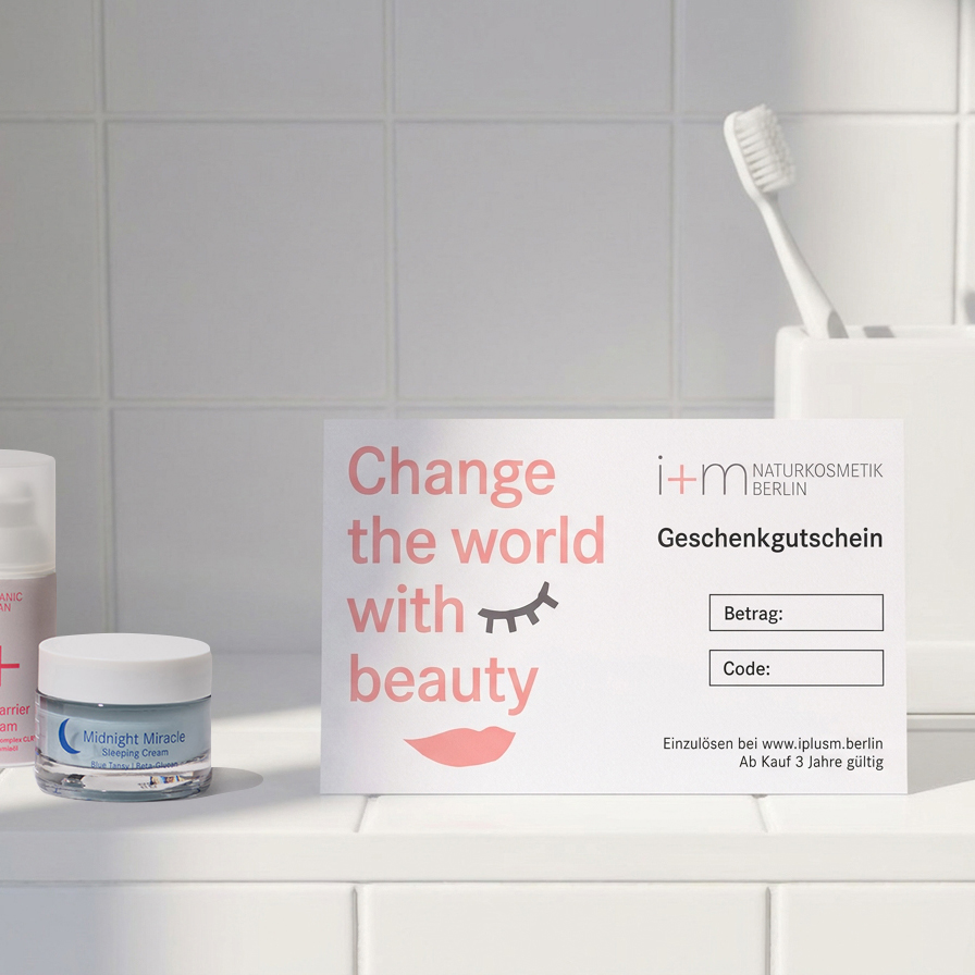 Mood Geschenk Gutschein i+m Naturkosmetik Berlin