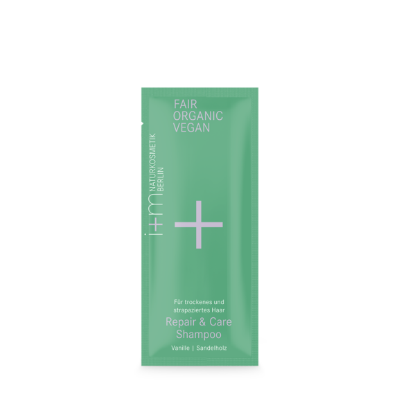 Hair Care - Repair and Care Shampoo - Sachet Probe i+m Naturkosmetik Berlin