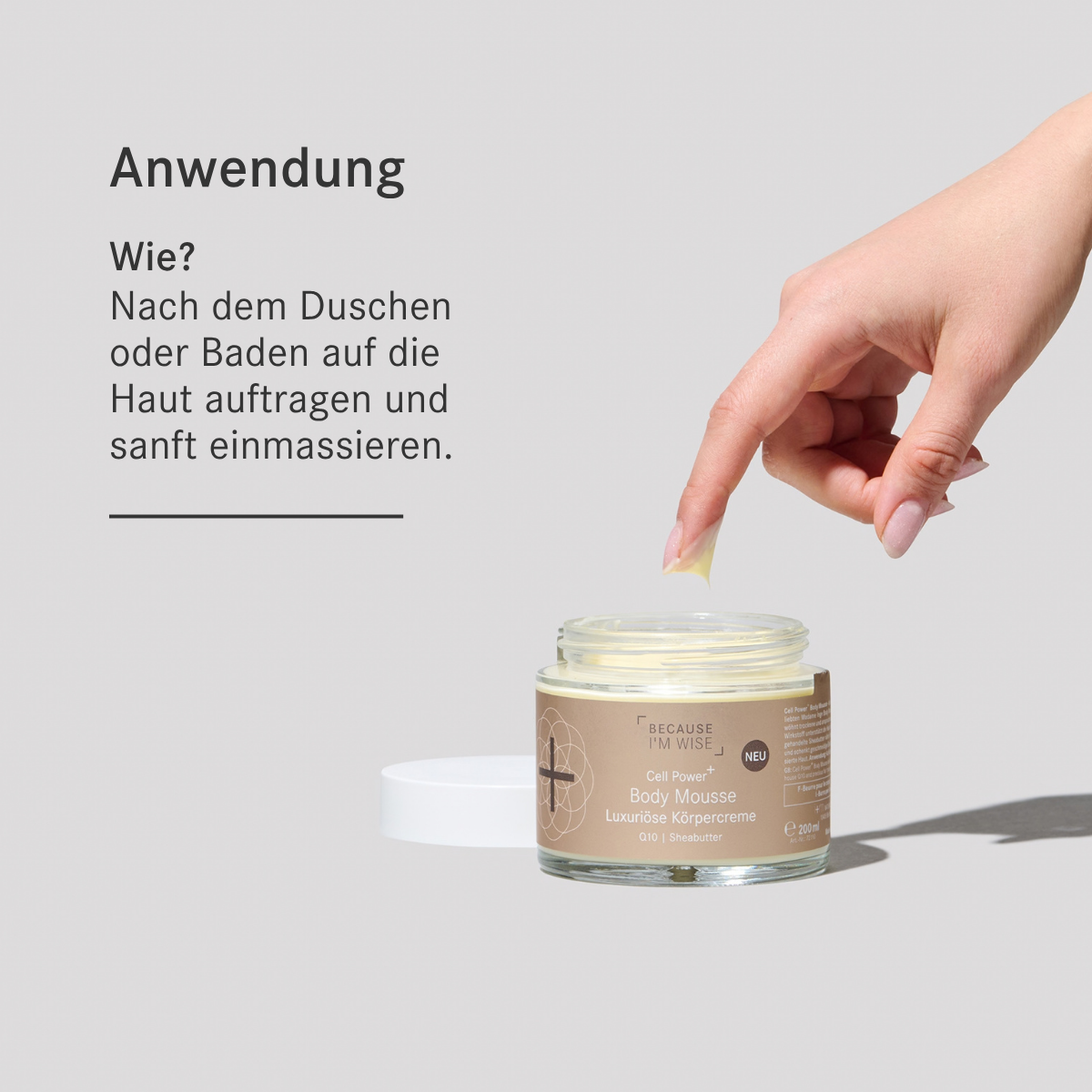 Body MousseLuxuriöse Körpercreme von i+m Naturkosmetik