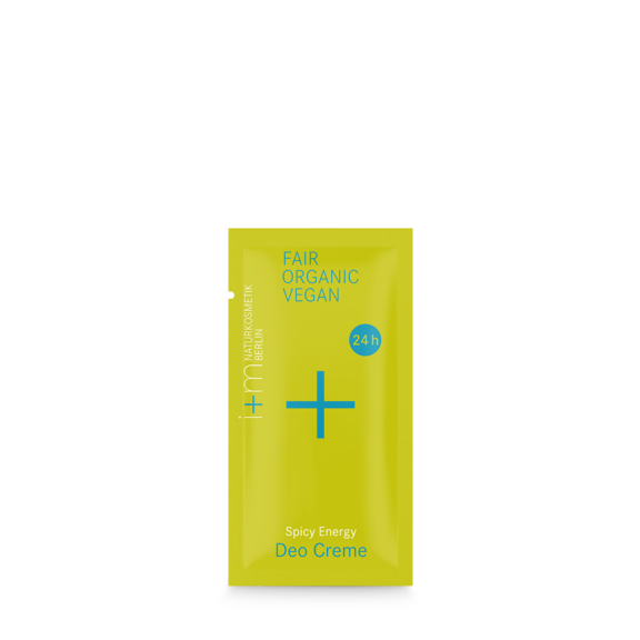 Sachet Deo Creme Spicy Energy von i+m Naturkosmetik Berlin