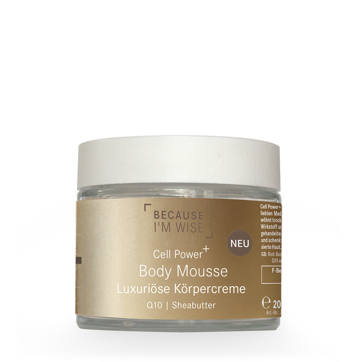 Cell Power+ Body Mousse von i+m Naturkosmetik Berlin
